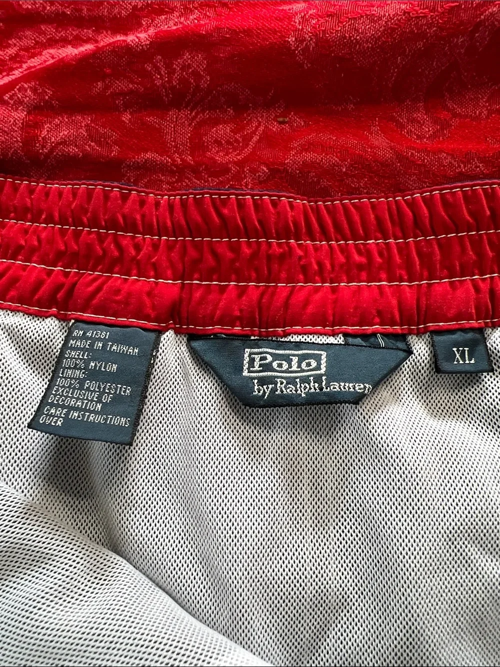 Polo Ralph Lauren Navy Swim Trunks Board Shorts Red Pony NWT Men's XL